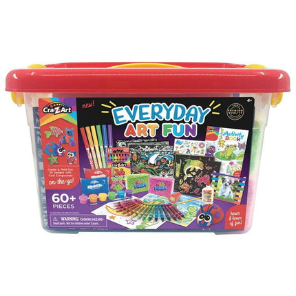 Cra-Z-Art Everyday Art Fun, Multicolor Activity Art Kit, Unisex Ages 4 and up
