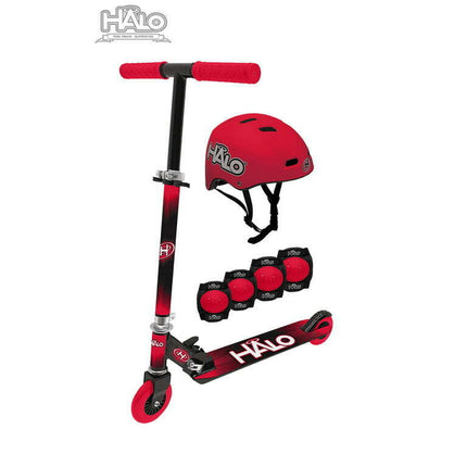 HALO Rise Above 6-Piece Scooter Combo Set - Red
