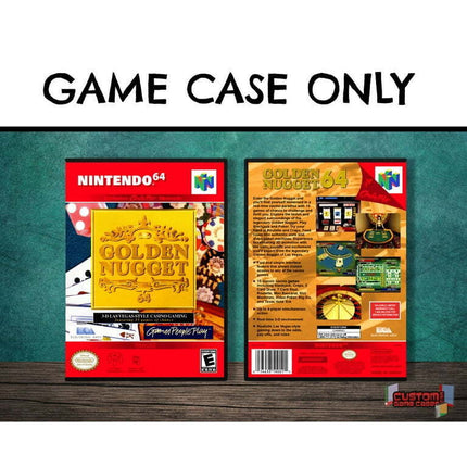 Golden Nugget 64 | (N64DG-V) Nintendo 64 - Game Case Only - No Game