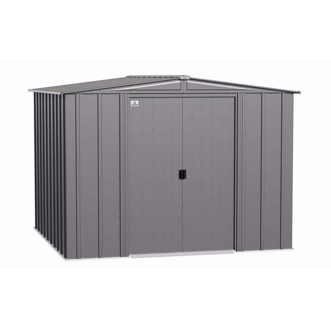 Arrow Classic Steel Storage Shed, 8x8, Charcoal