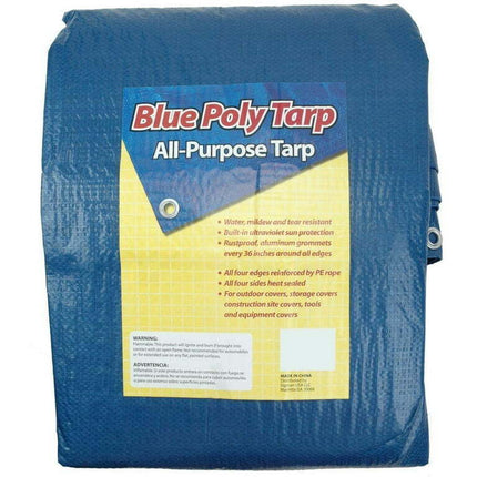 Sigman 8 ft. x 10 ft. Blue Tarp