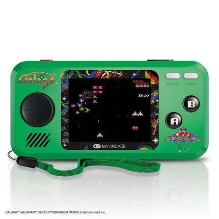 My Arcade Galaga Pocket Player - Collectible Handheld Console with 3 Games