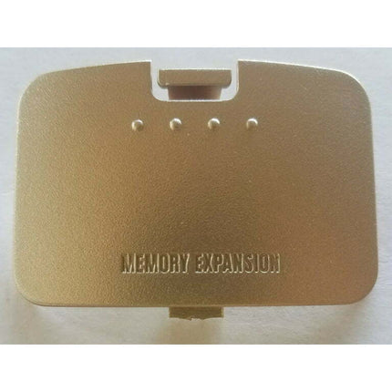 Gold Nintendo 64 Jumper Pak Lid N64 Pack Memory Expansion Cover Replacement