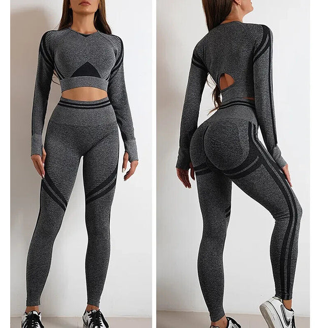 2 Piece Top & Bottom Yoga Suit  GREY SIZE SMALL LAST ONE Brand New