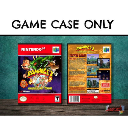Rampage 2: Universal Tour | (N64DG-V) Nintendo 64 - Game Case