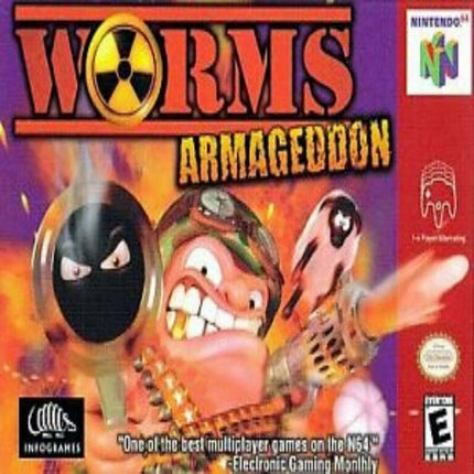 Worms Armageddon N64 Game Cartridges for N64