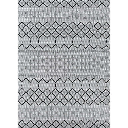 Couristan Afuera Histone Hadron Gray Indoor/ Outdoor Area Rug, 3'11" x 5'7"