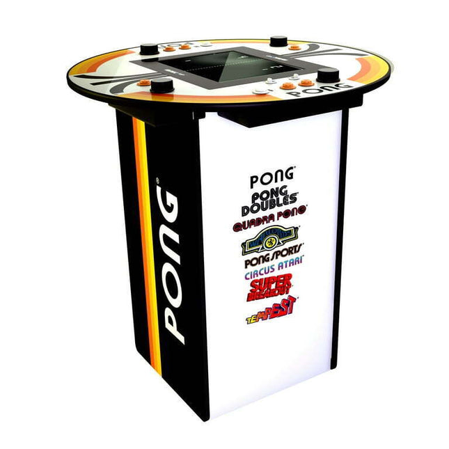 Arcade1UP Pong Pub Table, 8 Games in 1, 4-Player, Arcade Gaming Table