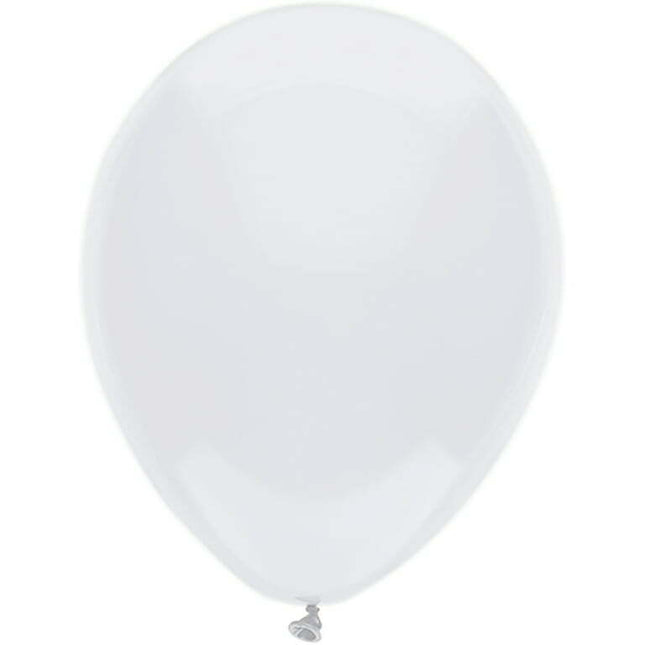 Way to Celebrate All Occasion Latex Balloons 12" White, 72 Count Bag