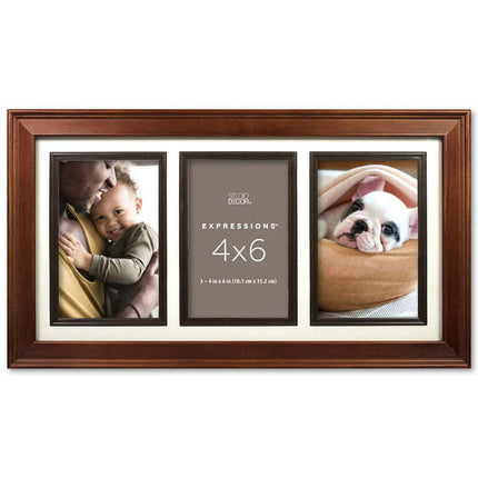 3 Opening 4" x 6" Collage Frame, Expressions™ by Studio Décor®