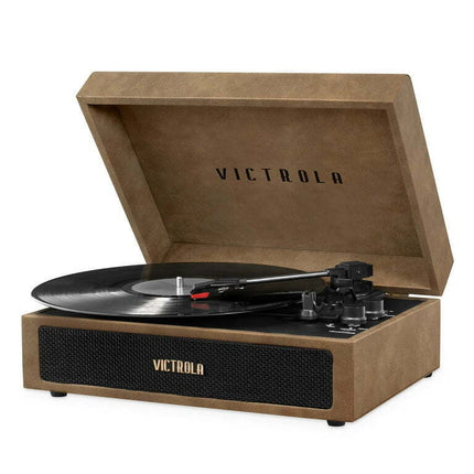 Victrola Parker Bluetooth Suitcase Record Player with 3-speed Turntable