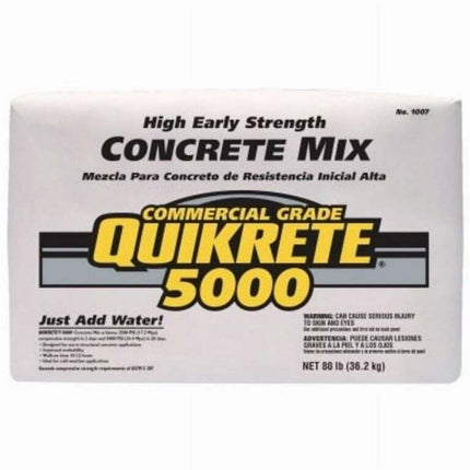 Quikrete  60 lbs Commercial Grade & High Early Strength 5000 Concrete Mix