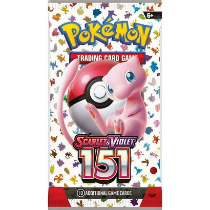 Trading Card Game Scarlet & Violet Pokemon 151 Booster Pack (ENGLISH, 10 Cards)