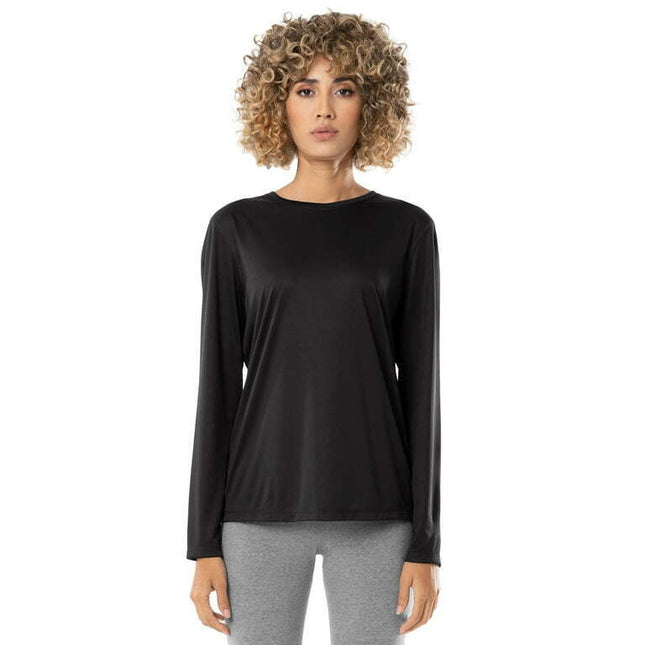Athletic Works Women Active Moisture Wicking Long Sleeve T-Shirt, XS-XXXL