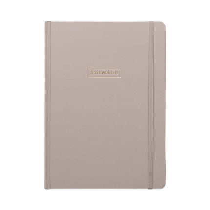 Pen + Gear Hardcover Journal, Taupe, 7.5" x 10.25" x 0.875", 200 Lined Pages