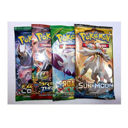 Pokemon assorted boosters: 4 packs