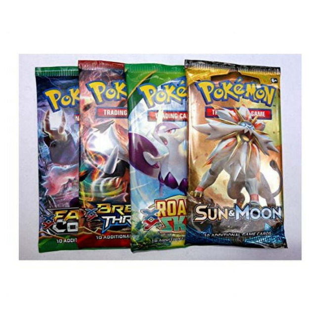 Pokemon assorted boosters: 4 packs