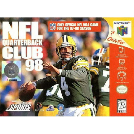 Restored NFL Quarterback Club 98 (Nintendo 64, 1997) (Refurbished)
