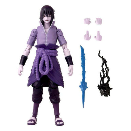 Naruto Anime Heroes Sasuke Uchiha Rinnegan Mangekyo Sharingan Action Figure