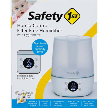 Safety 1st Humid Control Filter Free Cool Mist Humidifier, White