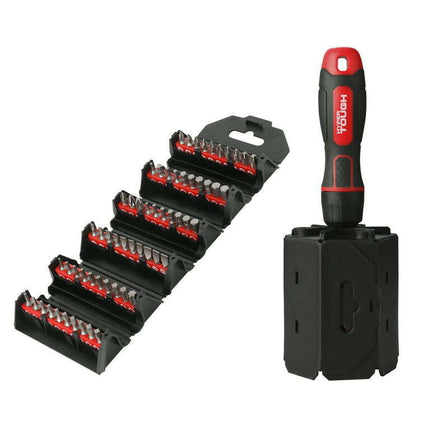 Hyper Tough 63-Piece Roll-up Ratcheting Screwdriver Set, Model 42623
