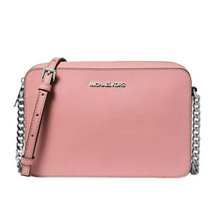 Michael Kors Jet Set Large East West Saffiano Leather Crossbody Bag Primrose
