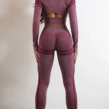 2 Piece Top & Bottom Yoga Suit  PURPLE SIZE MEDIUM LAST ONE Brand New