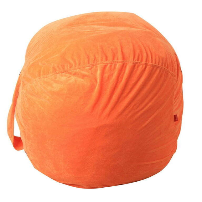 Vikakiooze Kids Stuffed Toy Storage Bean Bag Soft Pouch Stripe Fabric Chair