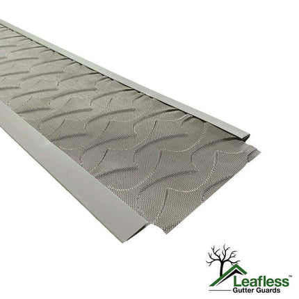 Leafless Gutter Guards | 6-inch Gutter Cover Style: 48FT Kit