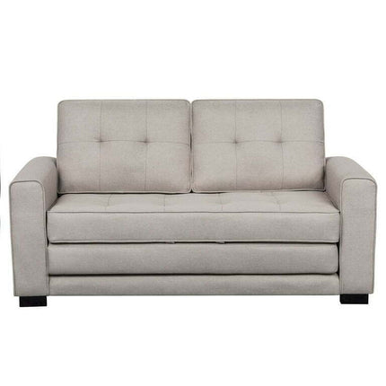 US Pride Furniture Franco Sleeper Loveseat, Beige, Living room 2-seater sofabed