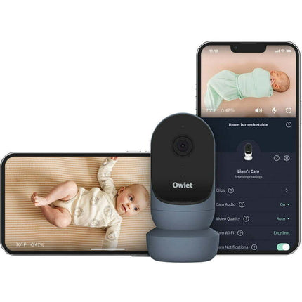 Owlet BC04N67BBJ Cam 2, HD Video Baby Monitor - Bedtime Blue