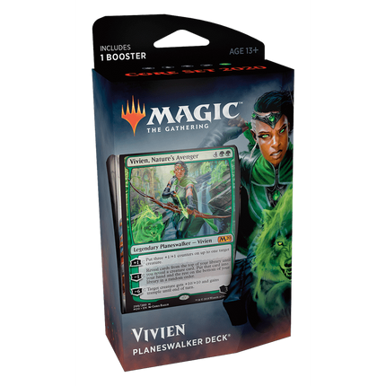 Magic: The Gathering Core Set 2020 Planeswalker Deck- Vivien (Green Deck)