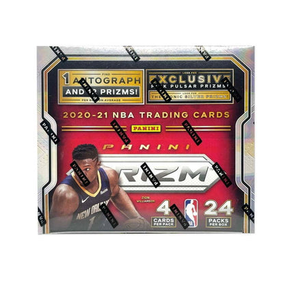 2020-21 Panini Prizm Basketball Trading Cards Retail Box