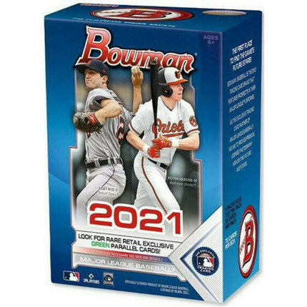 Topps 2021 Bowman Baseball MLB Trading Cards Blaster Box- 72 Cards Total