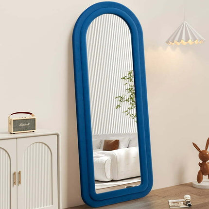 AUSTUFF Arched Mirror 63"x24" Full Length Mirror, Blue