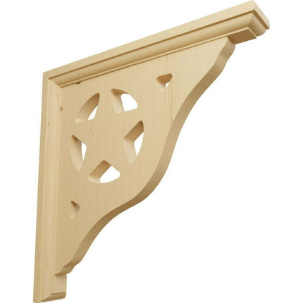 Ekena Millwork 1 1/2"W x 10"D x 10"H Austin Bracket, Alder
