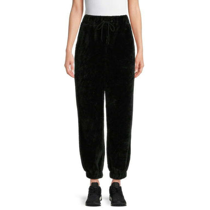 No Boundaries Juniors Faux Fur Joggers, Sizes XS-3XL