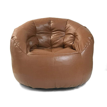 Urban Shop, Faux Leather Tufted Bean Bag