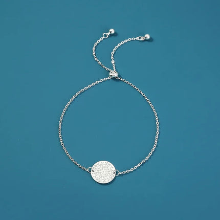 Silver Metal Round Glow In Dark Bracelet Lowest Price Guarantee  Quick to Ship