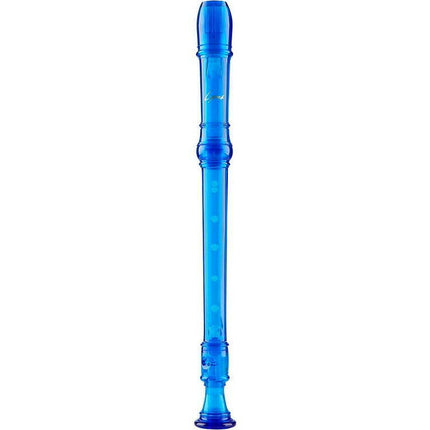 Lyons Premium 3-Piece Translucent Soprano Recorder Transparent Blue