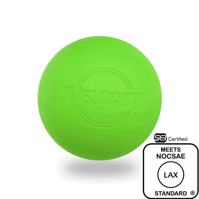 Lime Green Lacrosse Balls, Case of 120 w/ Ball Bag NOCSAE/SEI/NFHS/NCAA