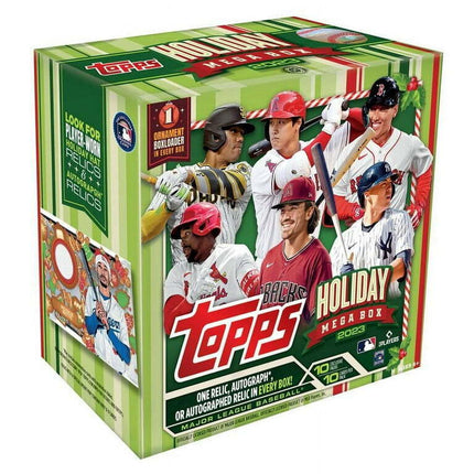 2023 Topps Holiday MLB Baseball Trading Cards Mega Box - 0.5 lb
