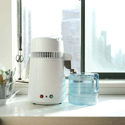 4L Home Water Distiller 750W 1.5L/H Stainless Steel Interior
