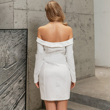 Soliders Wife Old Fashion White Dress