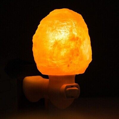 Plug In Portable Pink Salt Lamp Night Light Real Pink Himalayan Salt Ships Quick