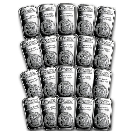 1 oz Silver Bar - APMEX (Lot of 20) - Walmart