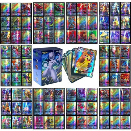 100-Pcs Pack Cards Collection Featuring (95GX+5MEGA) Cards -Deck gx Box Collection Card Perfect Gift for Kids Arrive within 3-5 days