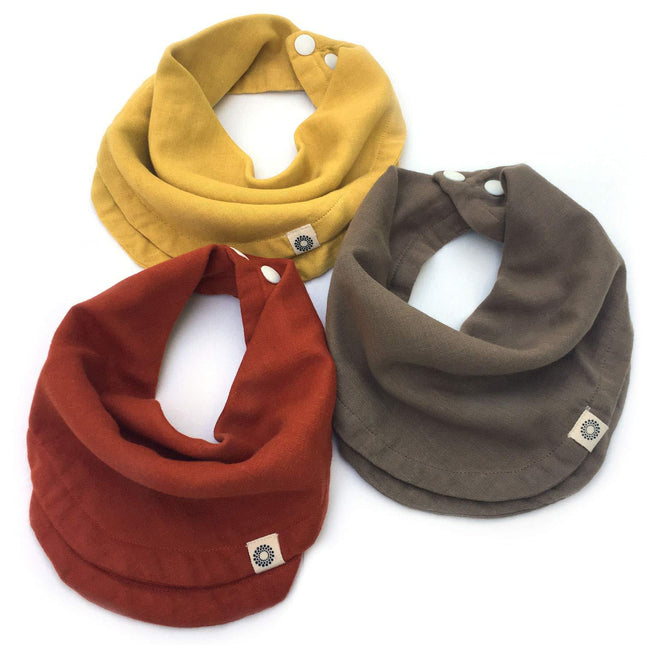 3 Pack Organic Baby Bibs