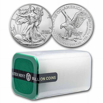 2023 1 oz American Silver Eagle Coin BU (Tube of 20) - Walmart