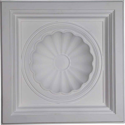 23 7/8"W x 23 7/8"H x 5 1/2"P Shell Ceiling Tile